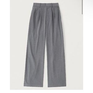 Abercrombie tailored wide leg trouser pants